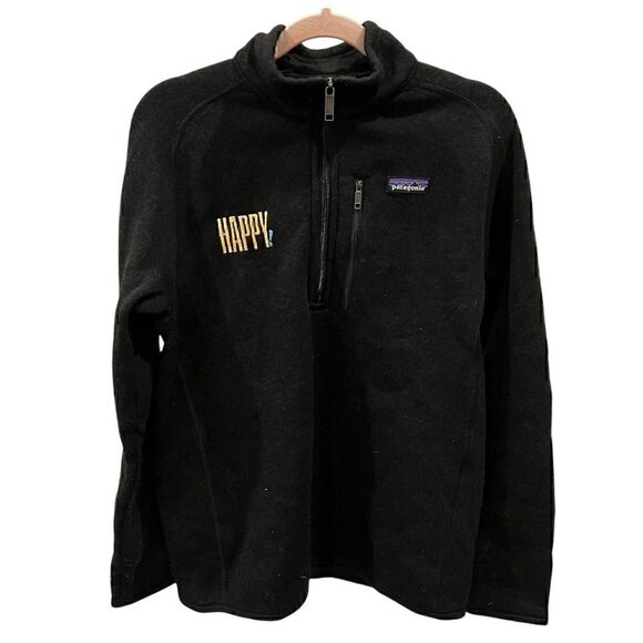 Patagonia Sweaters - Patagonia Better Sweater Happy Black Small